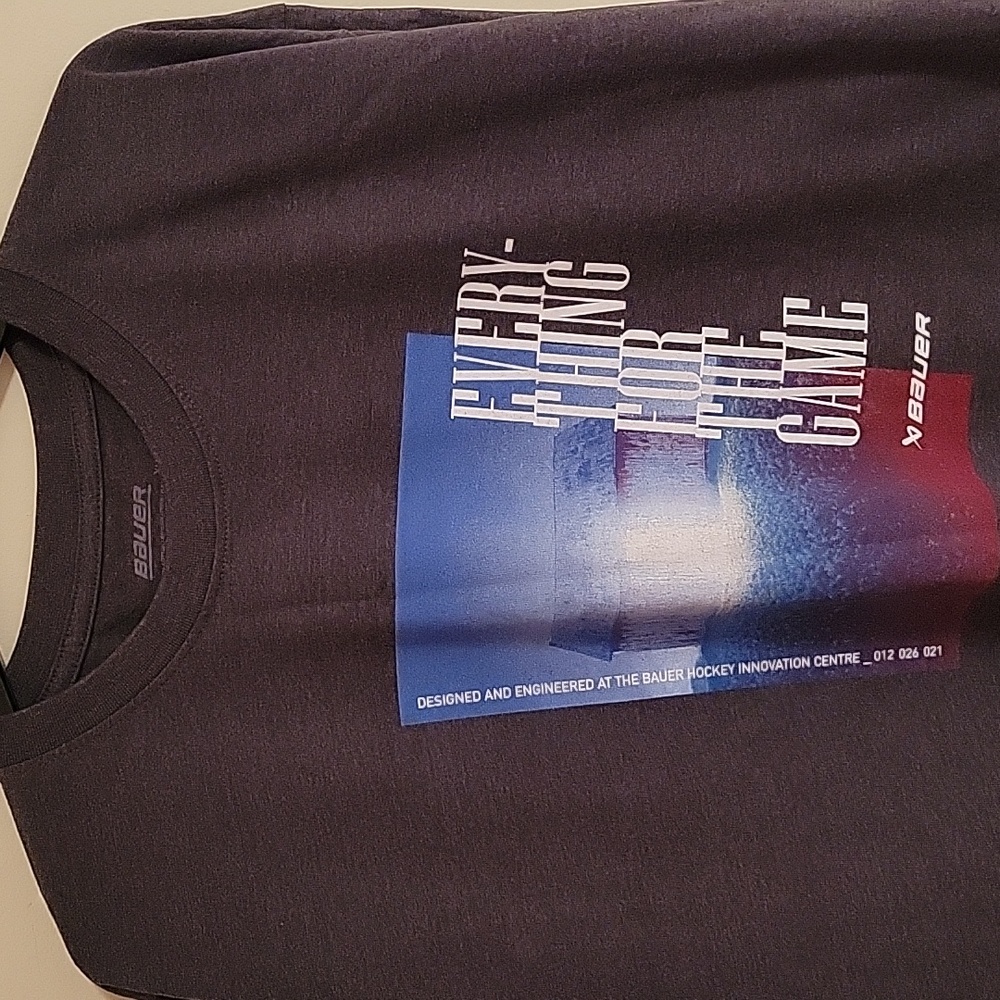 Bauer Everything for the Game Gray T-Shirt- Size XL- New!
